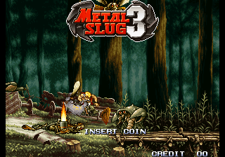 Metal Slug 3 Title Screen